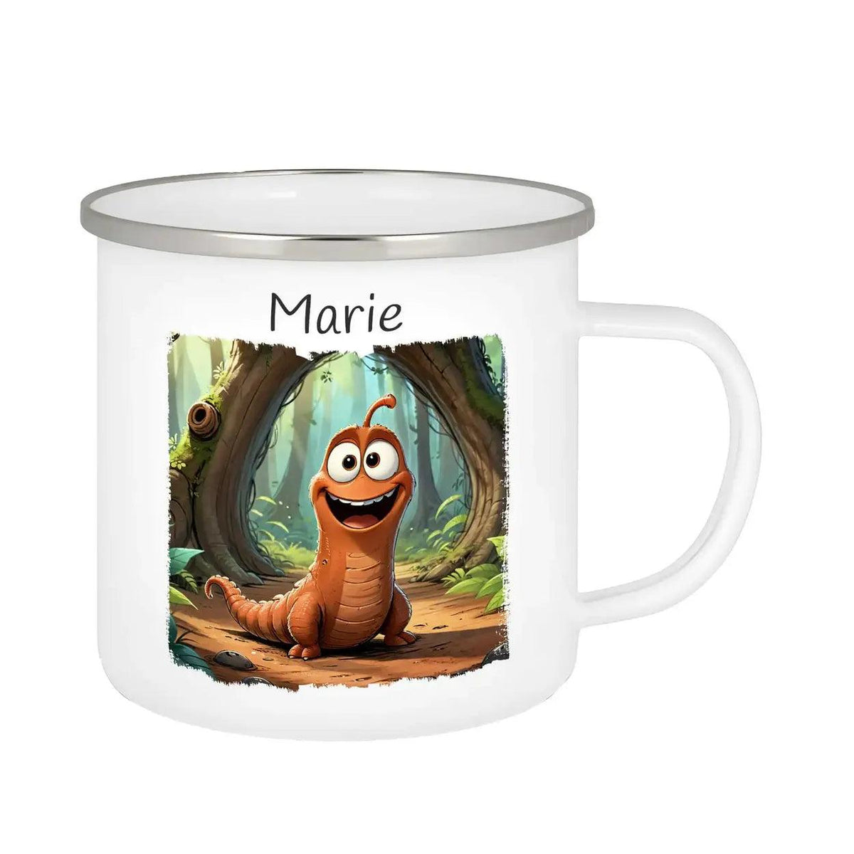 Emaille Tasse Waldabenteuer - Druckerino