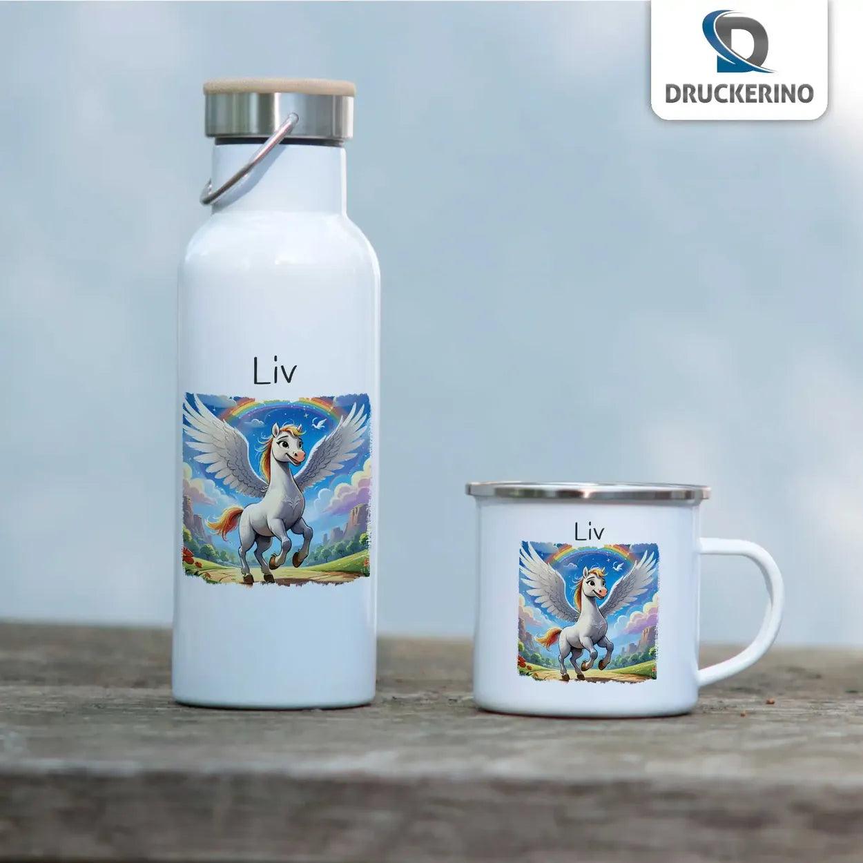 Emaille Tasse Zauber Pony - Druckerino