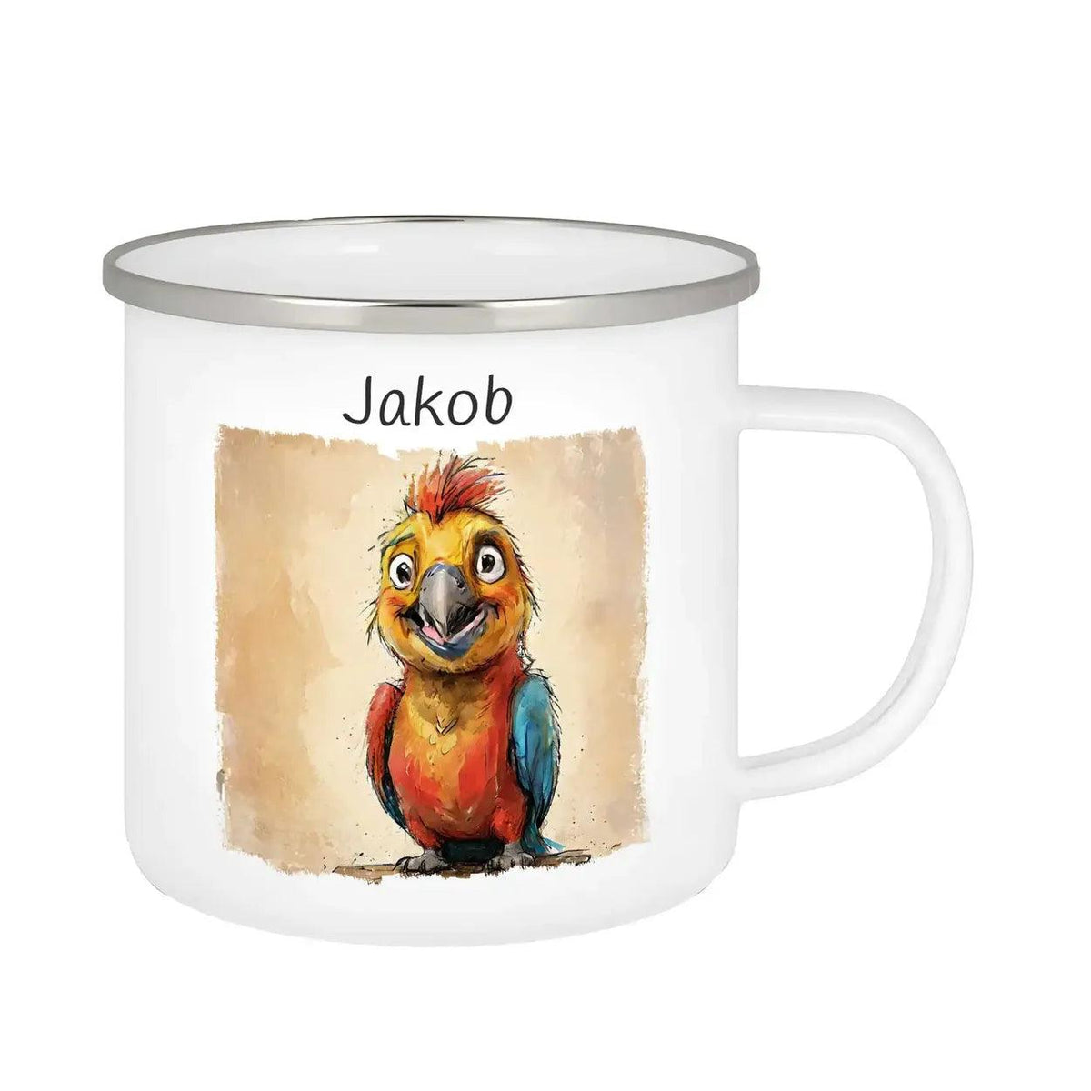 Emaille Tasse Zauberparadies - Druckerino