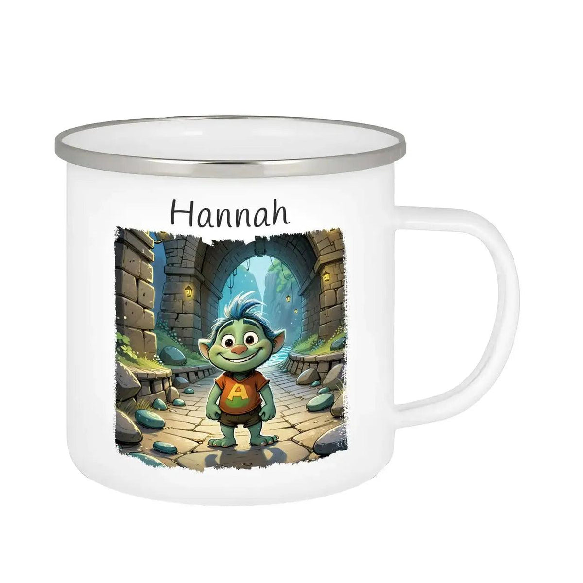 Emaille Tasse Zauberwald-Abenteuer - Druckerino