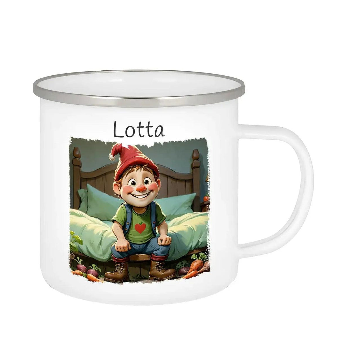 Emaille Tasse Zauberwald - Druckerino