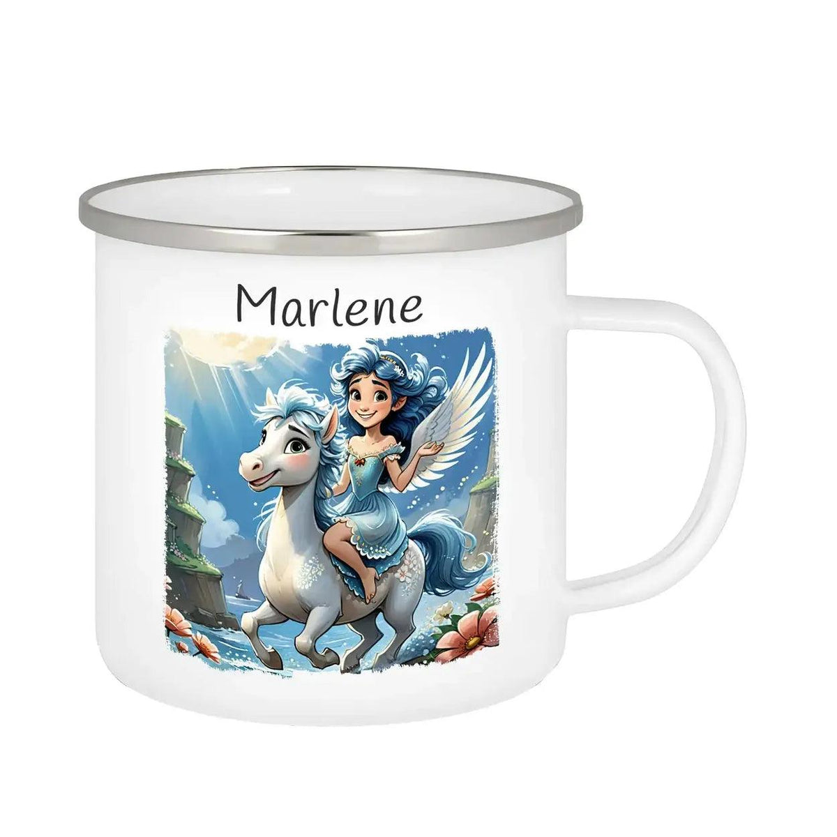 Emaille Tasse Zauberwald Freunde - Druckerino