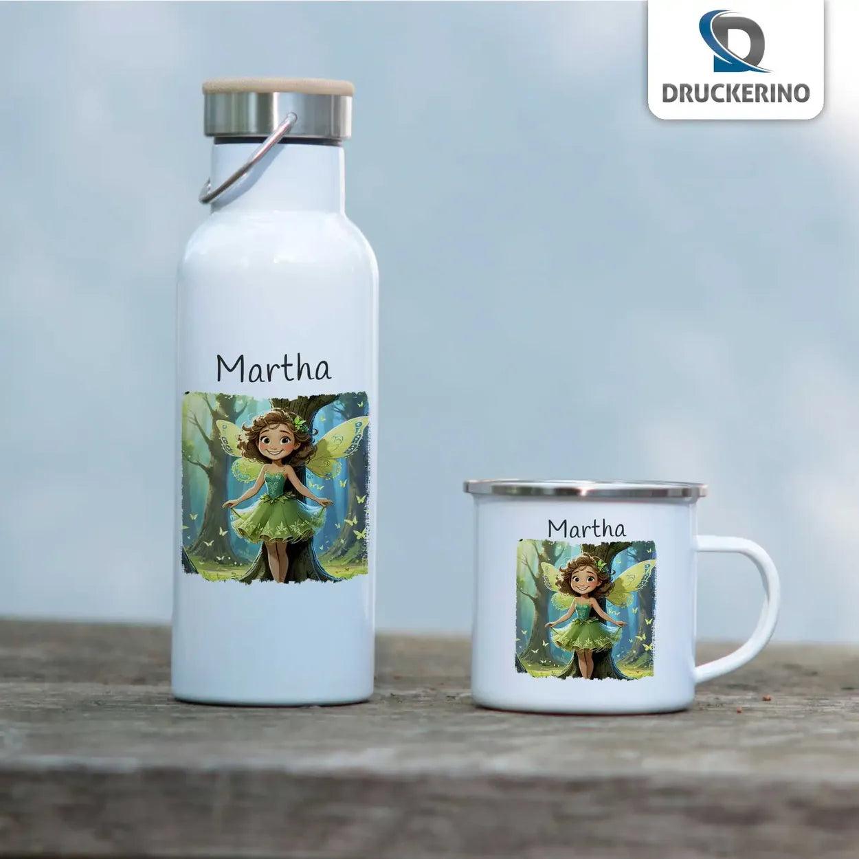 Emaille Tasse Zauberwaldfeen - Druckerino