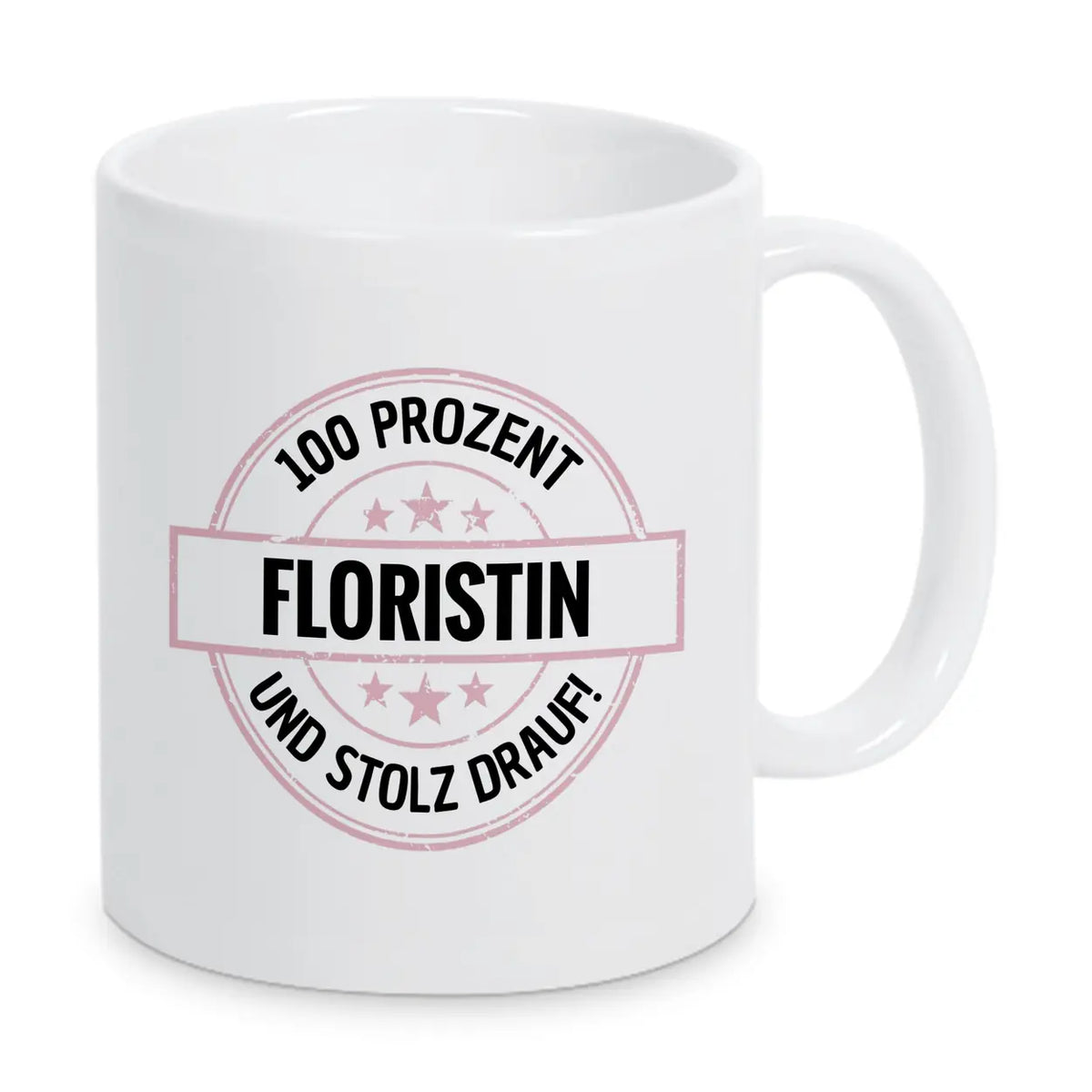 Floristin 100 Prozent Tasse - Druckerino
