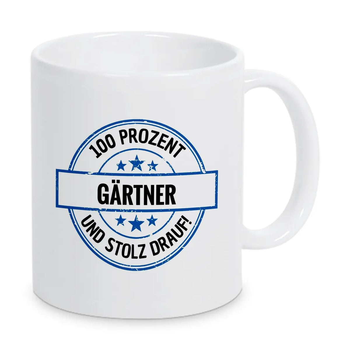 Gärtner 100 Prozent Tasse - Druckerino