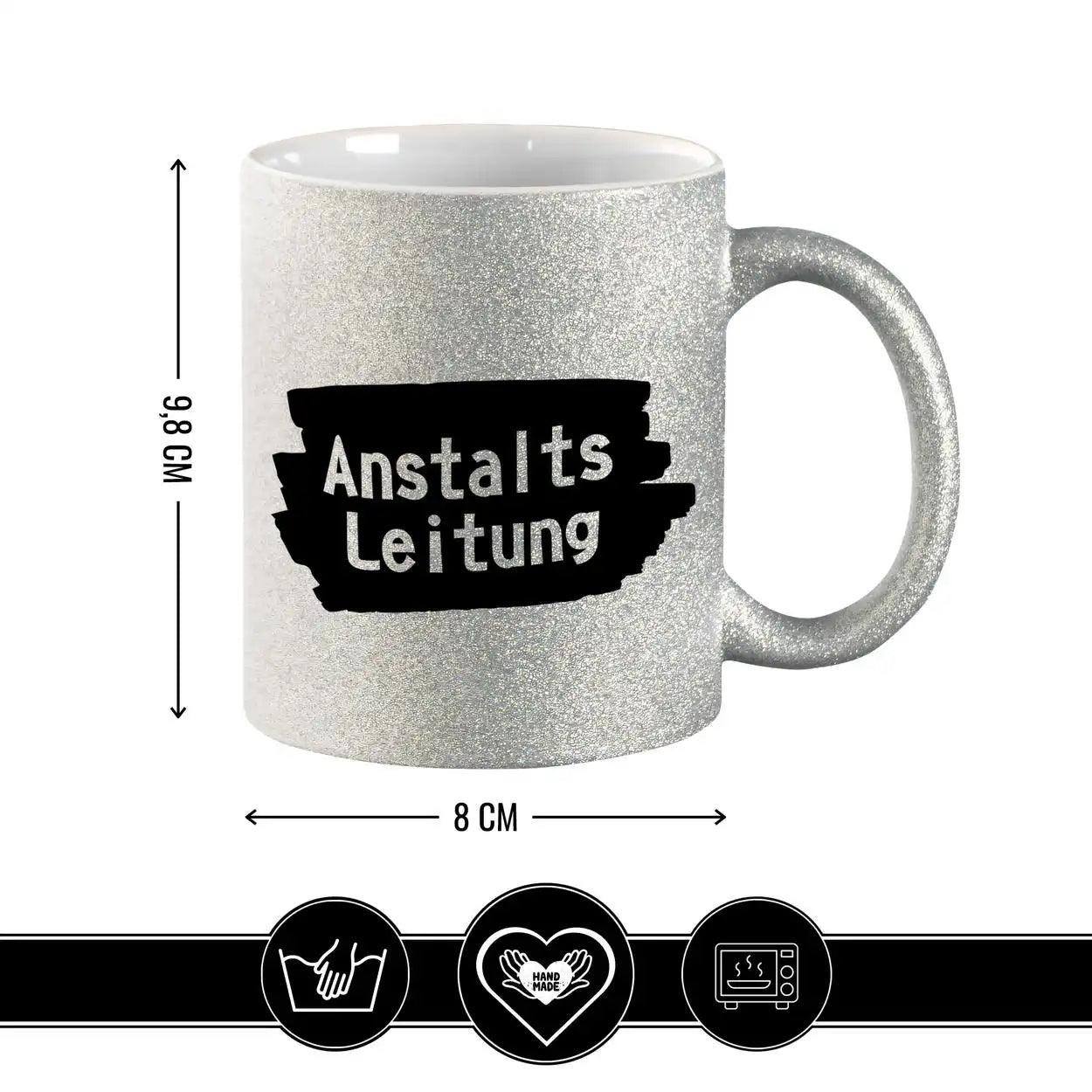 Glitzertasse - Anstaltsleitung - Druckerino