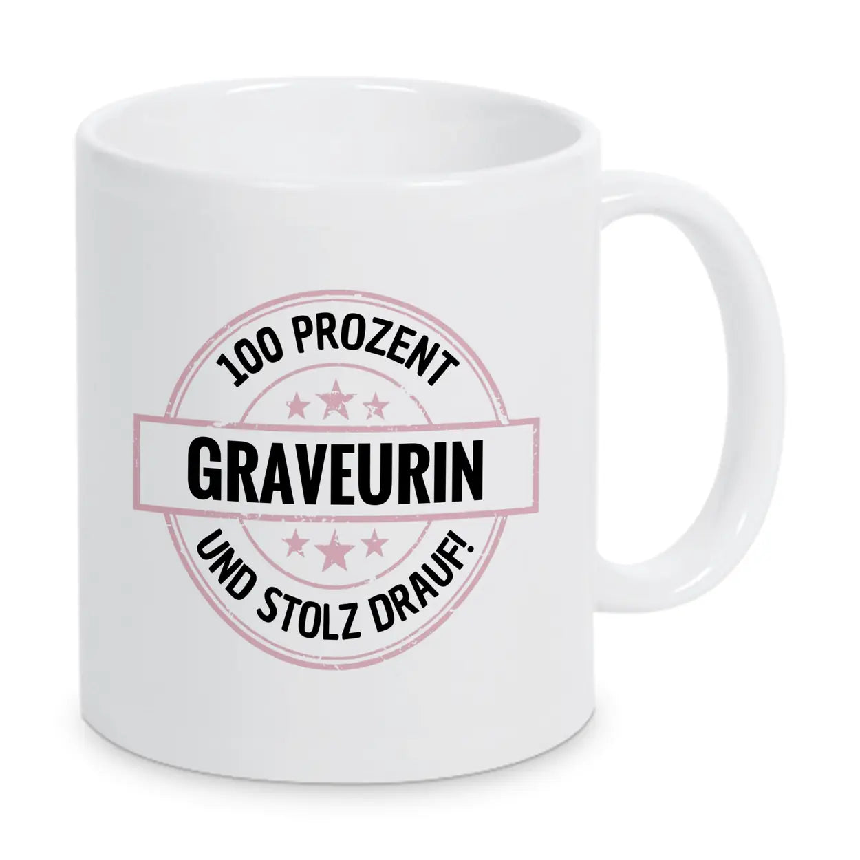 Graveurin 100 Prozent Tasse - Druckerino
