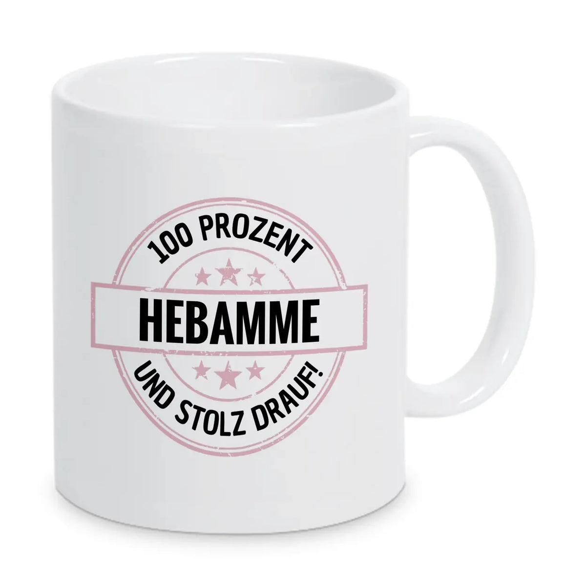 Hebamme 100 Prozent Tasse - Druckerino