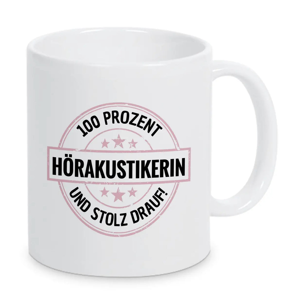 Hörakustikerin 100 Prozent Tasse - Druckerino