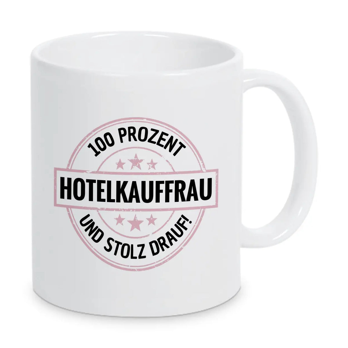 Hotelkauffrau 100 Prozent Tasse - Druckerino