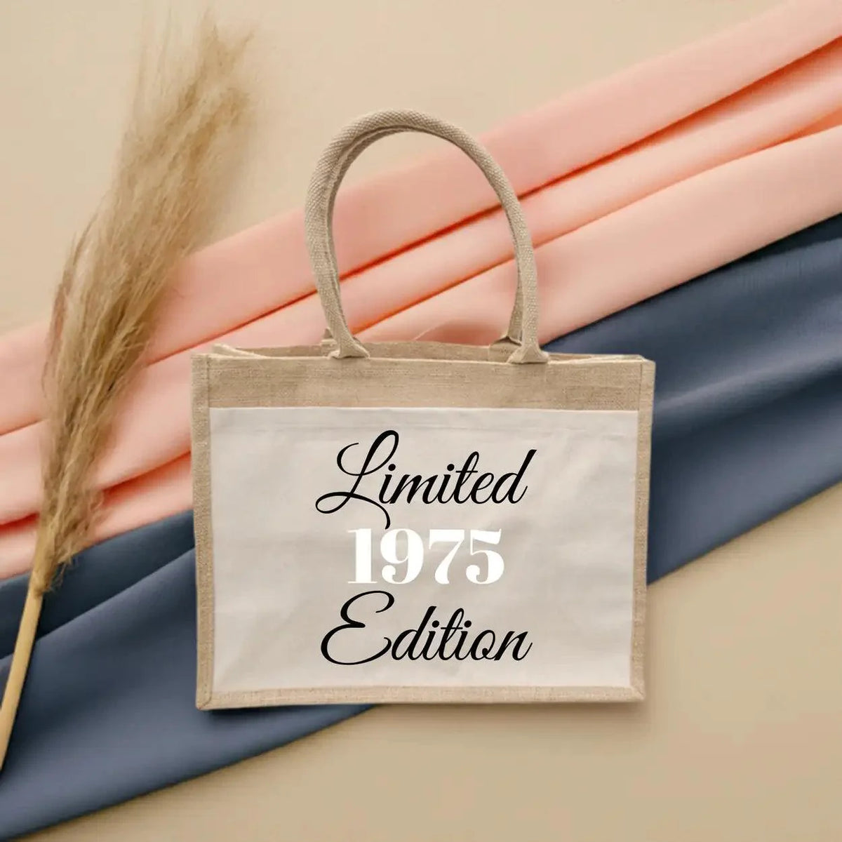 Jutetasche Limited Edition mit Geburtsjahr - Druckerino