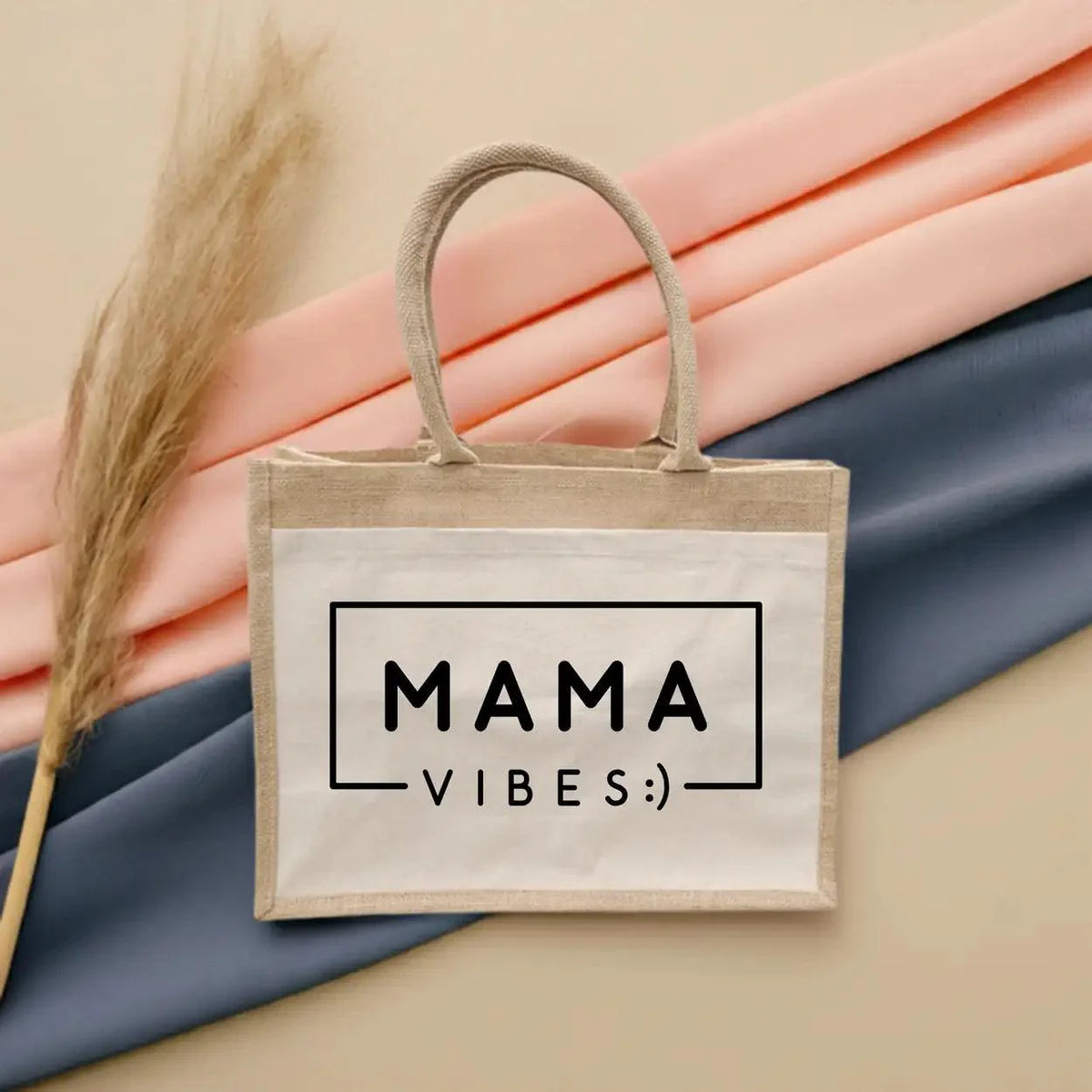 Jutetasche Mama Vibes - Druckerino