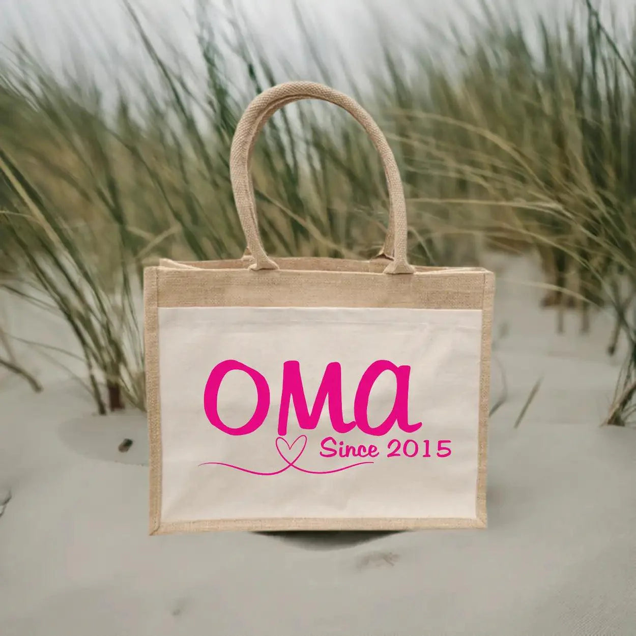 Jutetasche Oma Since - Druckerino