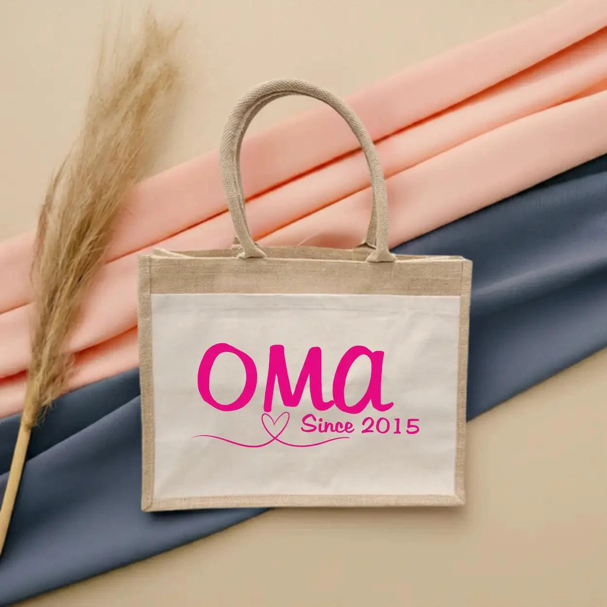 Jutetasche Oma Since - Druckerino