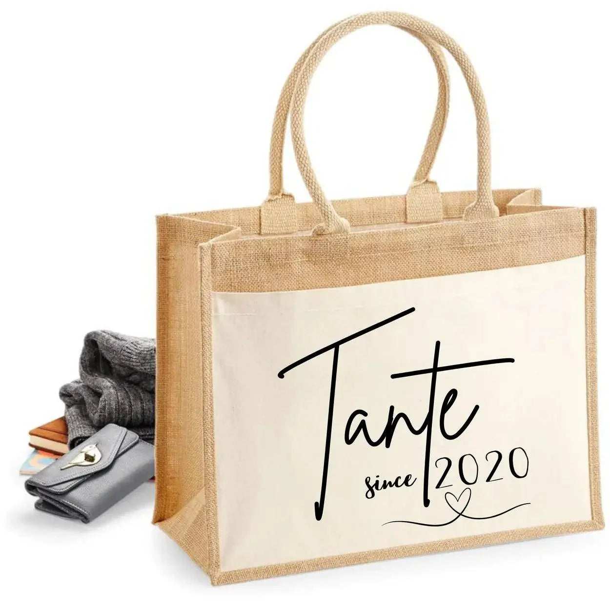 Jutetasche Tante Since - Druckerino