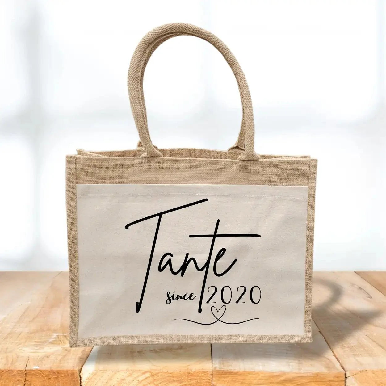 Jutetasche Tante Since - Druckerino