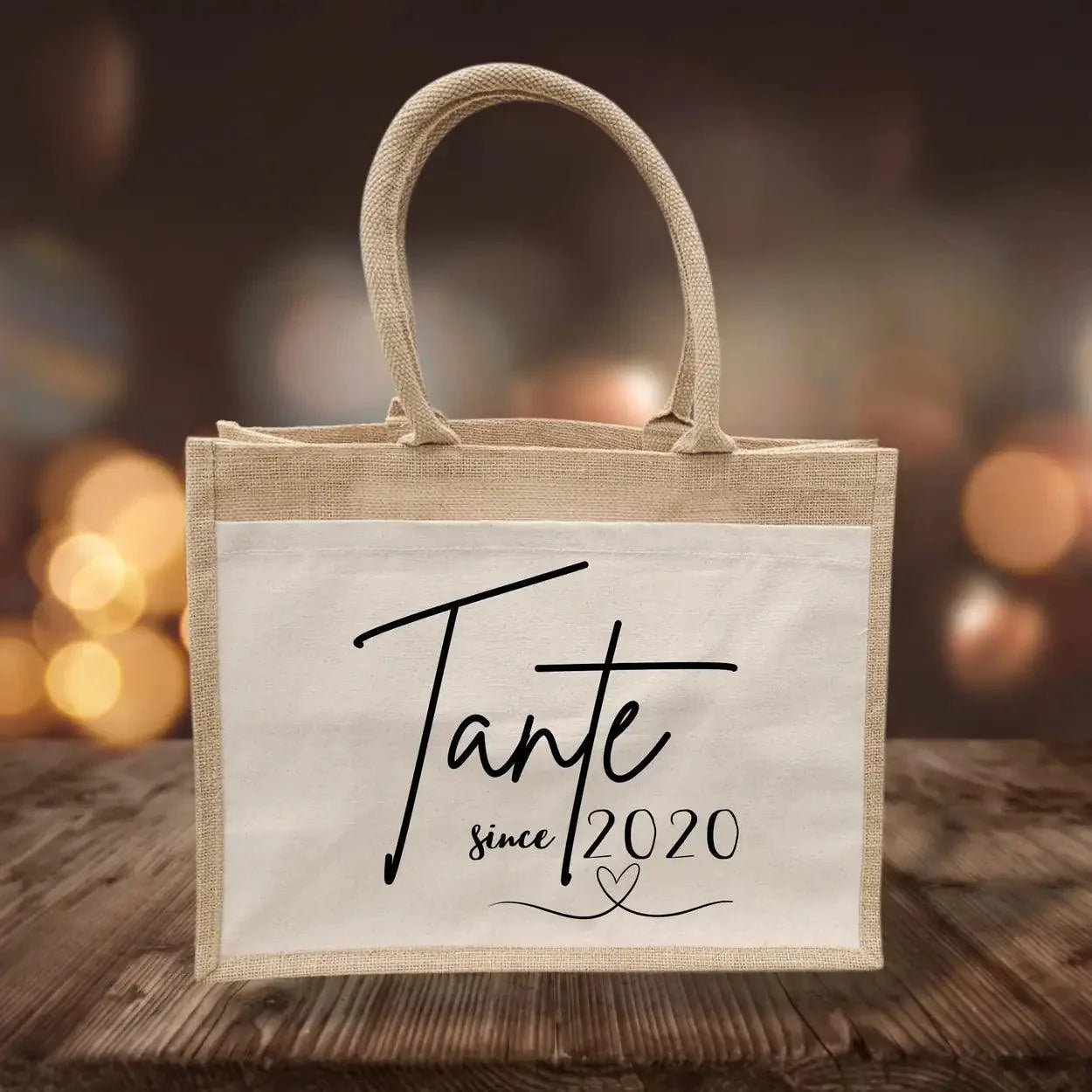 Jutetasche Tante Since - Druckerino