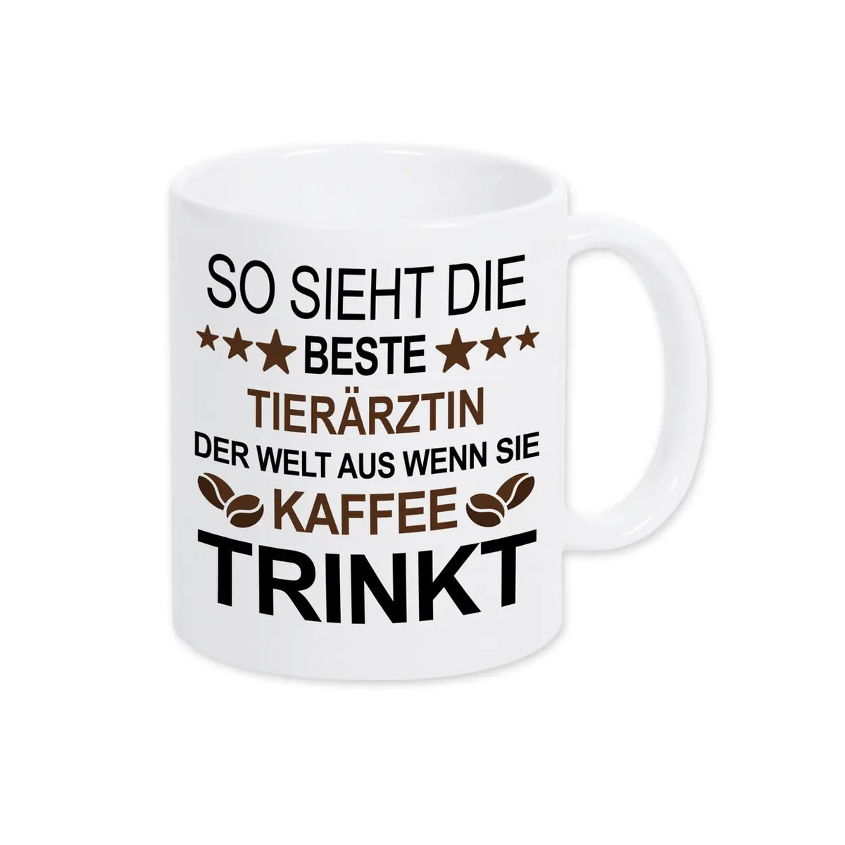 Kaffeetasse So sieht die beste Tierärztin der Welt aus. - Druckerino