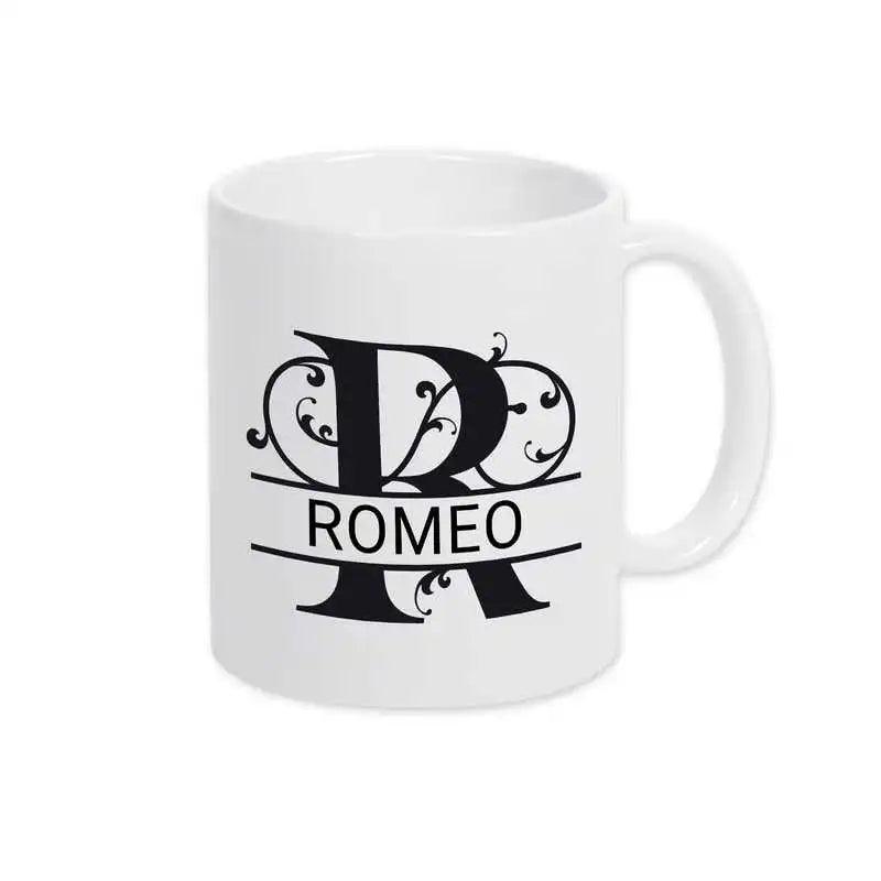 Keramik Tasse mit Namen | Motiv 1 | Romeo - Druckerino