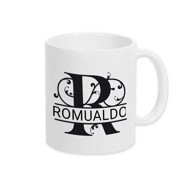 Keramik Tasse mit Namen | Motiv 1 | Romualdo - Druckerino