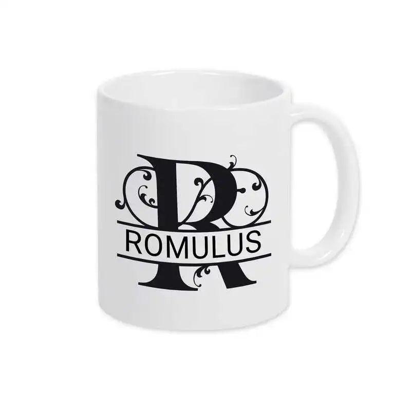 Keramik Tasse mit Namen | Motiv 1 | Romulus - Druckerino