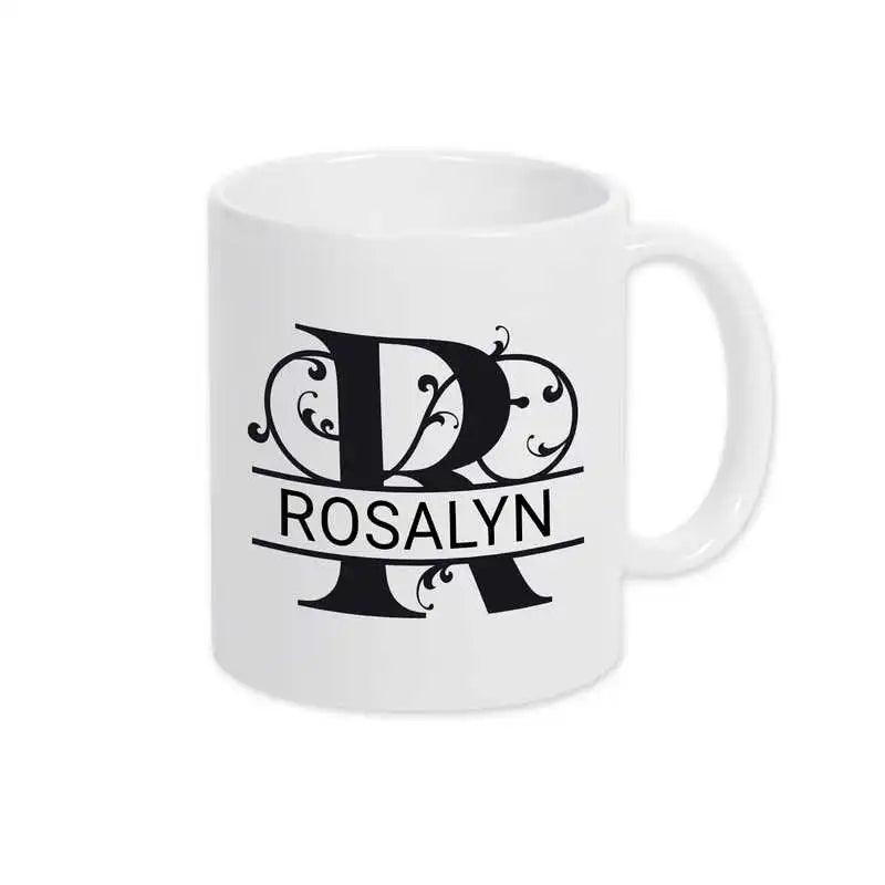 Keramik Tasse mit Namen | Motiv 1 | Rosalyn - Druckerino