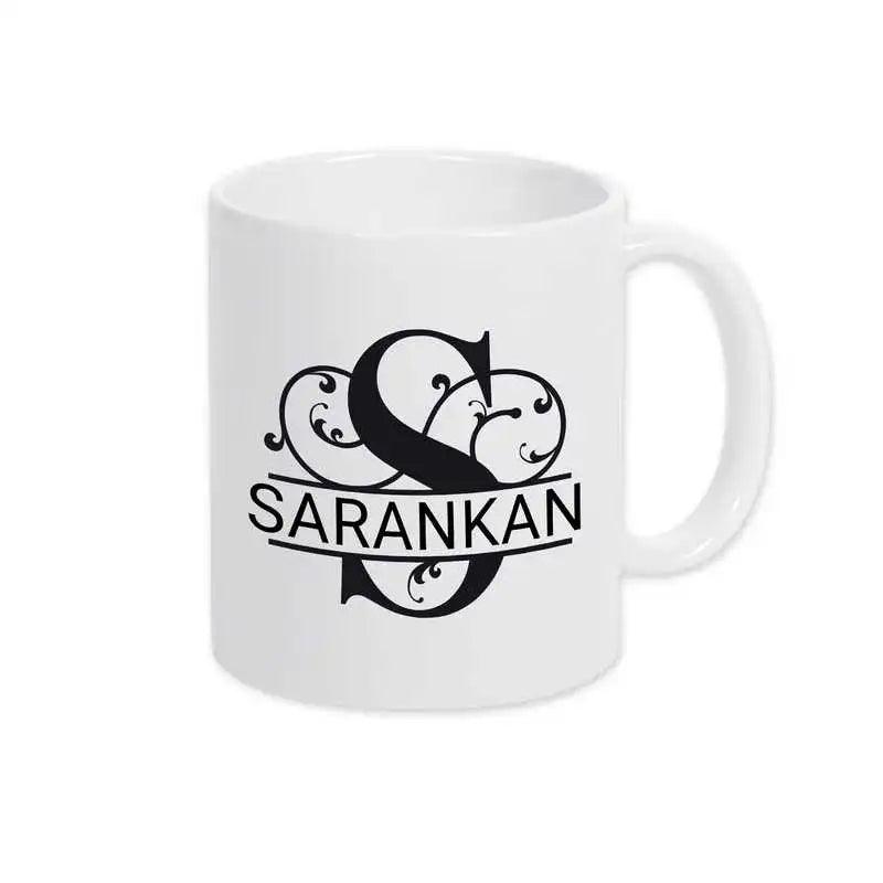 Keramik Tasse mit Namen | Motiv 1 | Sarankan - Druckerino