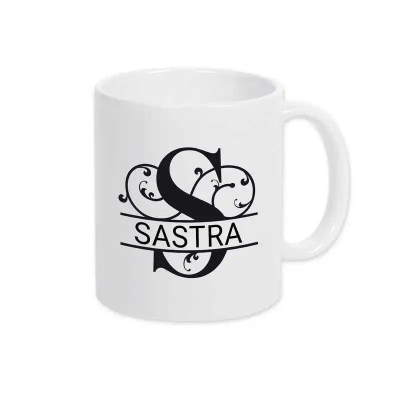 Keramik Tasse mit Namen | Motiv 1 | Sastra - Druckerino