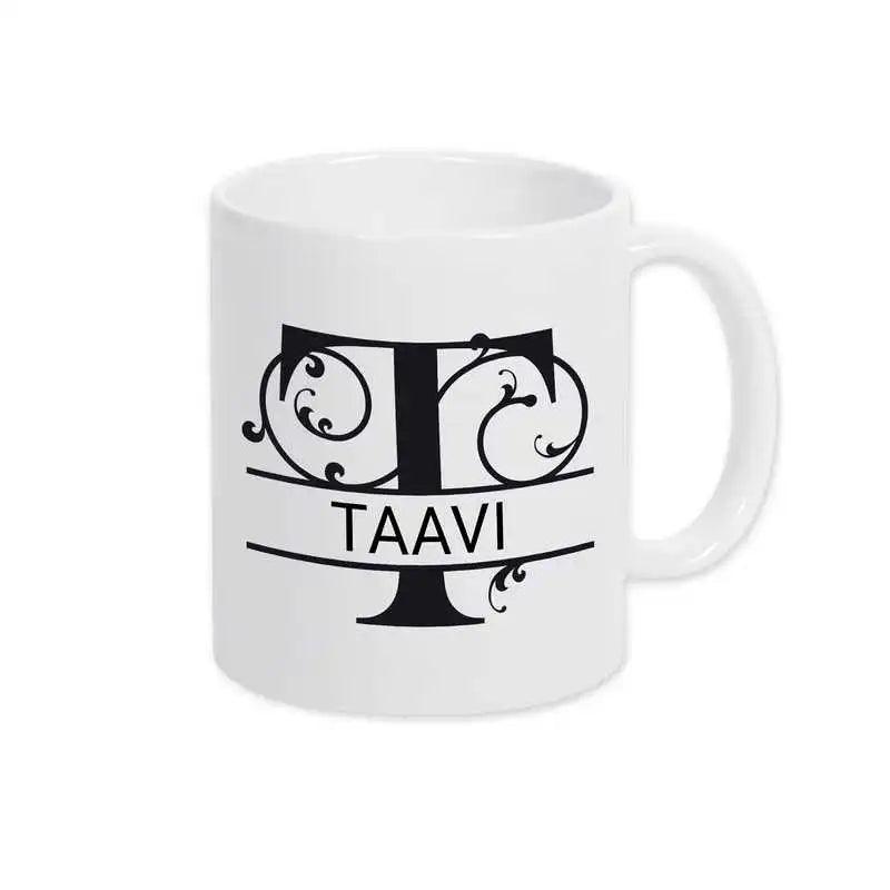 Keramik Tasse mit Namen | Motiv 1 | Taavi - Druckerino