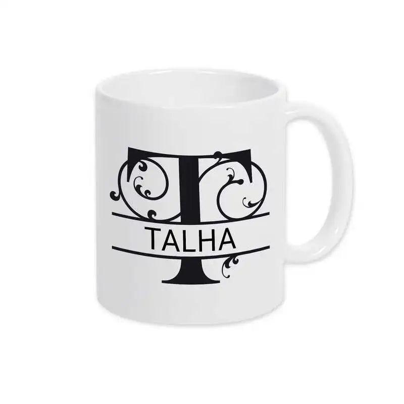 Keramik Tasse mit Namen | Motiv 1 | Talha - Druckerino