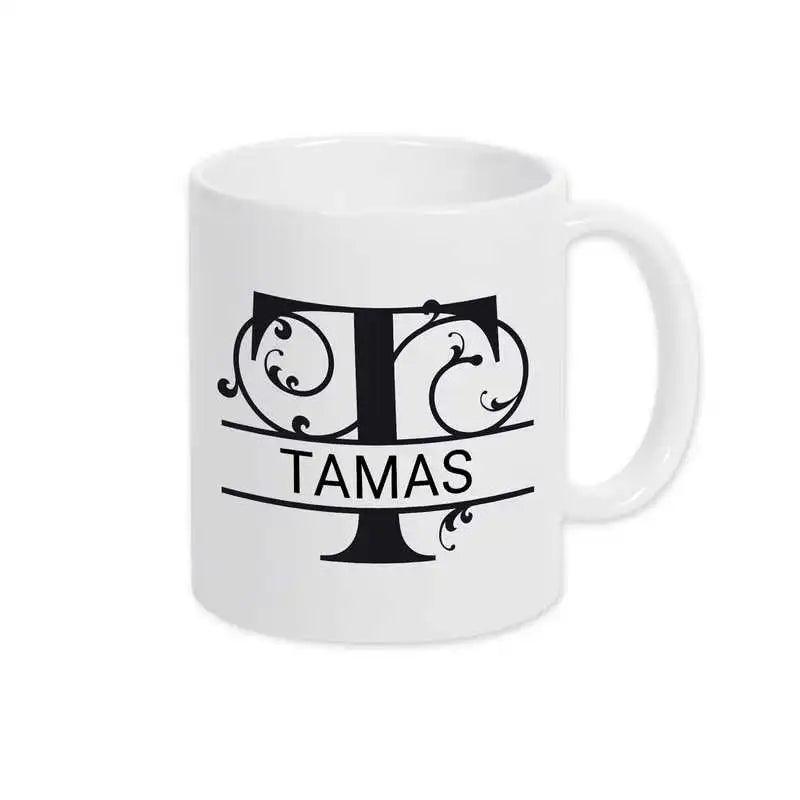Keramik Tasse mit Namen | Motiv 1 | Tamas - Druckerino