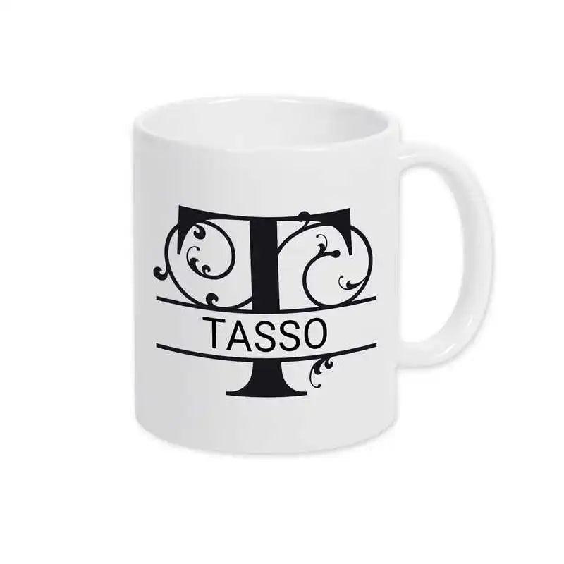 Keramik Tasse mit Namen | Motiv 1 | Tasso - Druckerino