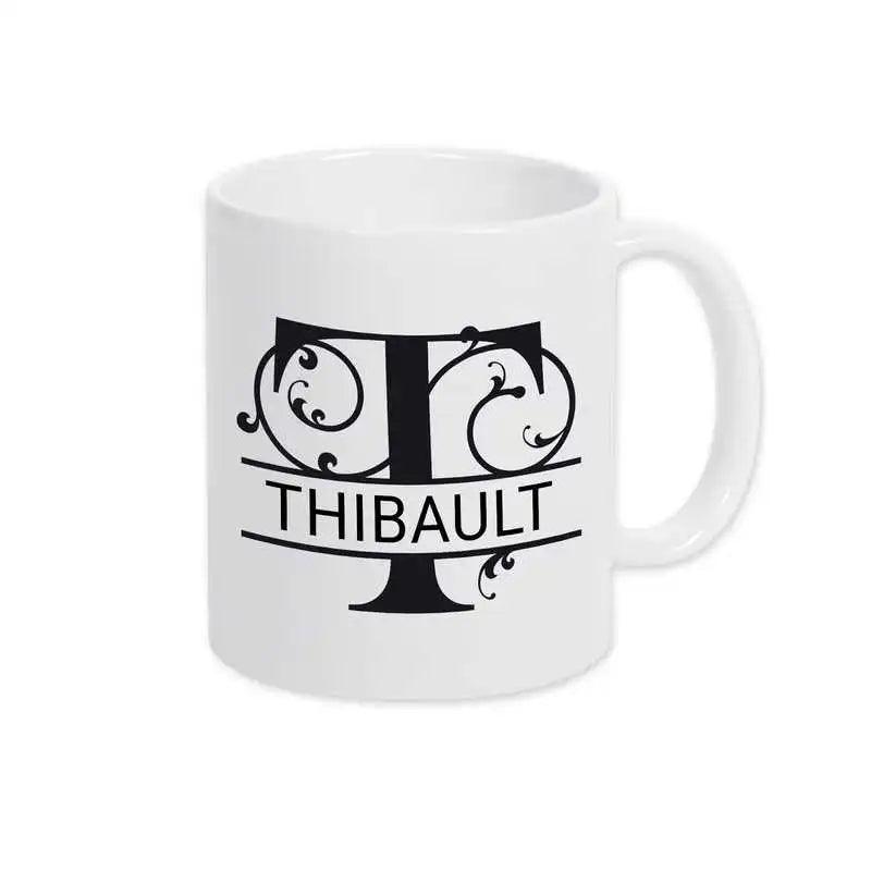 Keramik Tasse mit Namen | Motiv 1 | Thibault - Druckerino