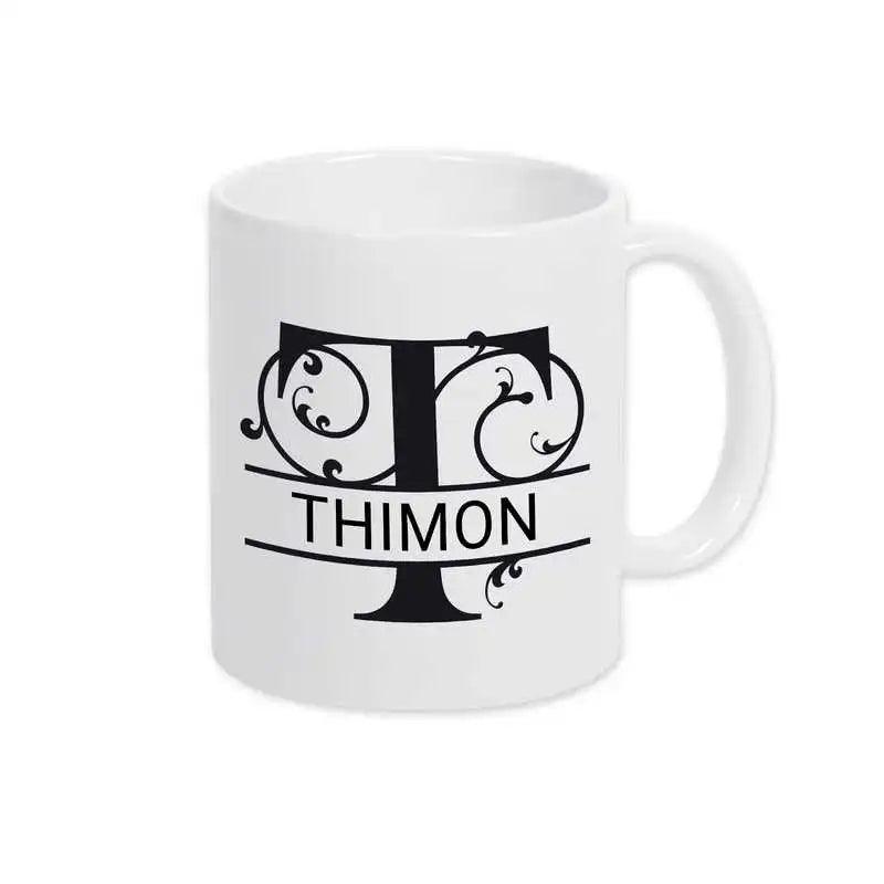 Keramik Tasse mit Namen | Motiv 1 | Thimon - Druckerino