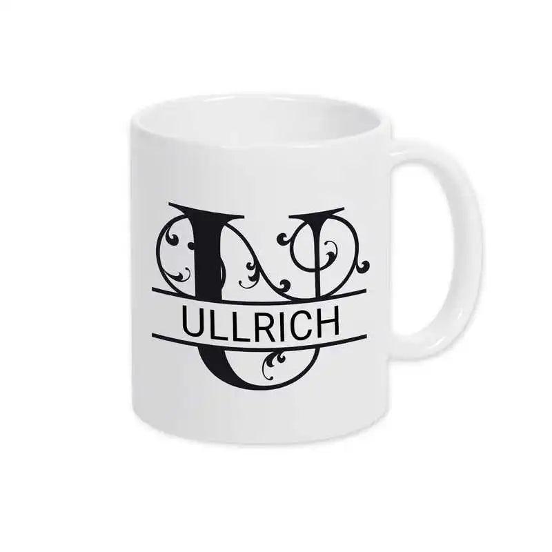Keramik Tasse mit Namen | Motiv 1 | Ullrich - Druckerino