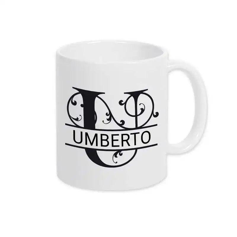 Keramik Tasse mit Namen | Motiv 1 | Umberto - Druckerino