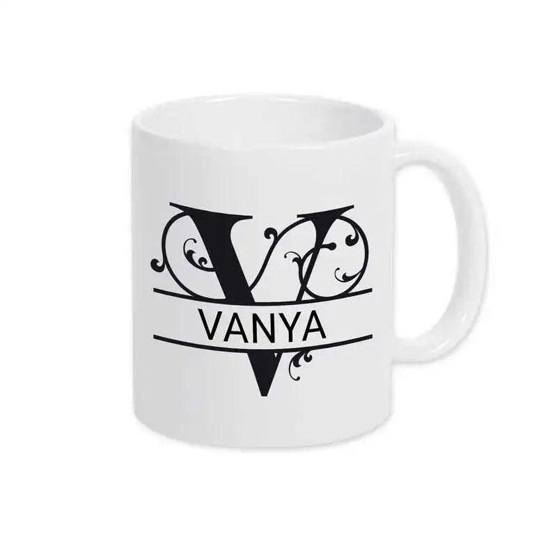 Keramik Tasse mit Namen | Motiv 1 | Vanya - Druckerino