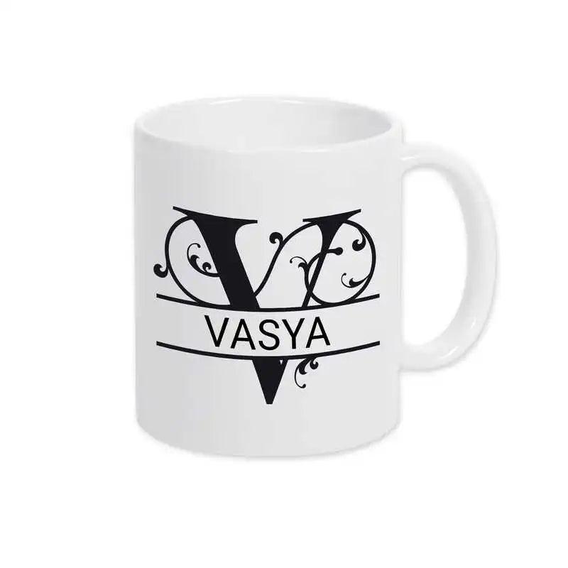 Keramik Tasse mit Namen | Motiv 1 | Vasya - Druckerino