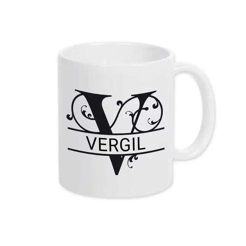Keramik Tasse mit Namen | Motiv 1 | Vergil - Druckerino