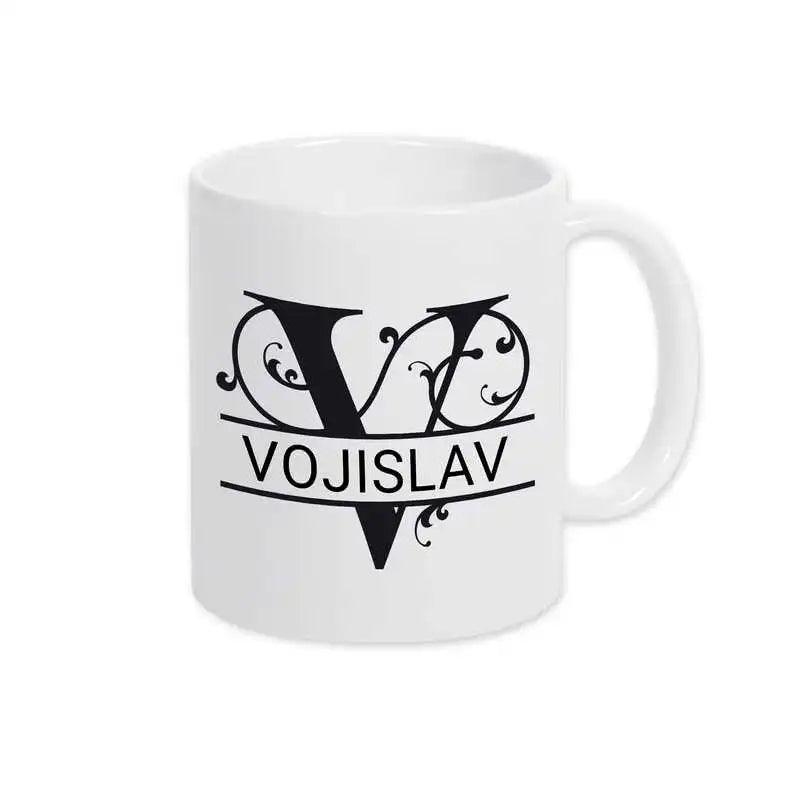 Keramik Tasse mit Namen | Motiv 1 | Vojislav - Druckerino
