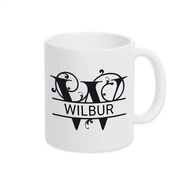 Keramik Tasse mit Namen | Motiv 1 | Wilbur - Druckerino