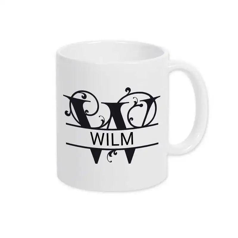 Keramik Tasse mit Namen | Motiv 1 | Wilm - Druckerino