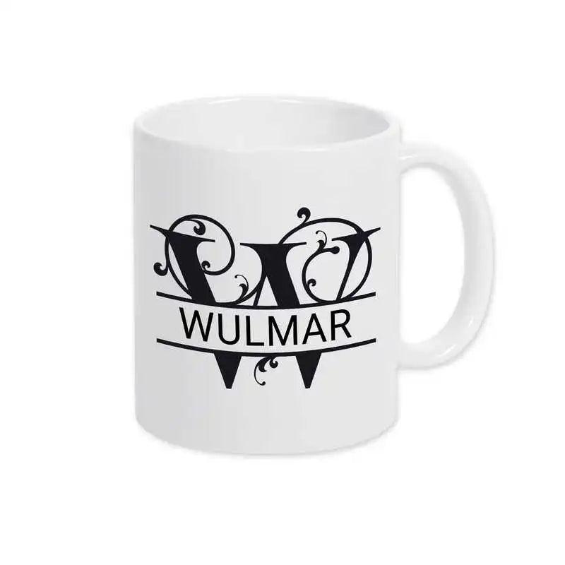Keramik Tasse mit Namen | Motiv 1 | Wulmar - Druckerino