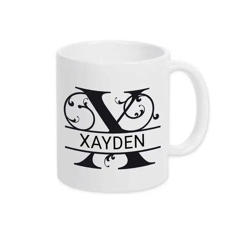Keramik Tasse mit Namen | Motiv 1 | Xayden - Druckerino
