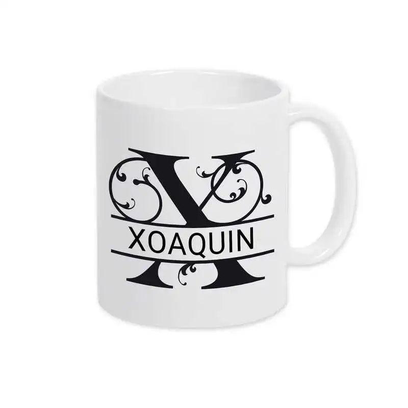Keramik Tasse mit Namen | Motiv 1 | Xoaquin - Druckerino