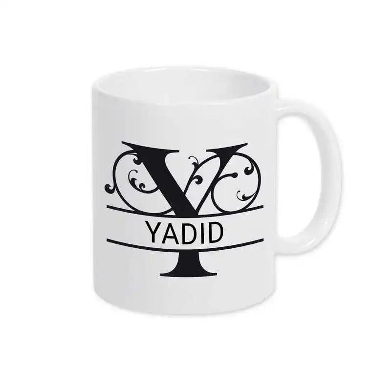 Keramik Tasse mit Namen | Motiv 1 | Yadid - Druckerino
