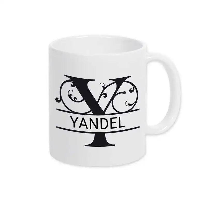 Keramik Tasse mit Namen | Motiv 1 | Yandel - Druckerino