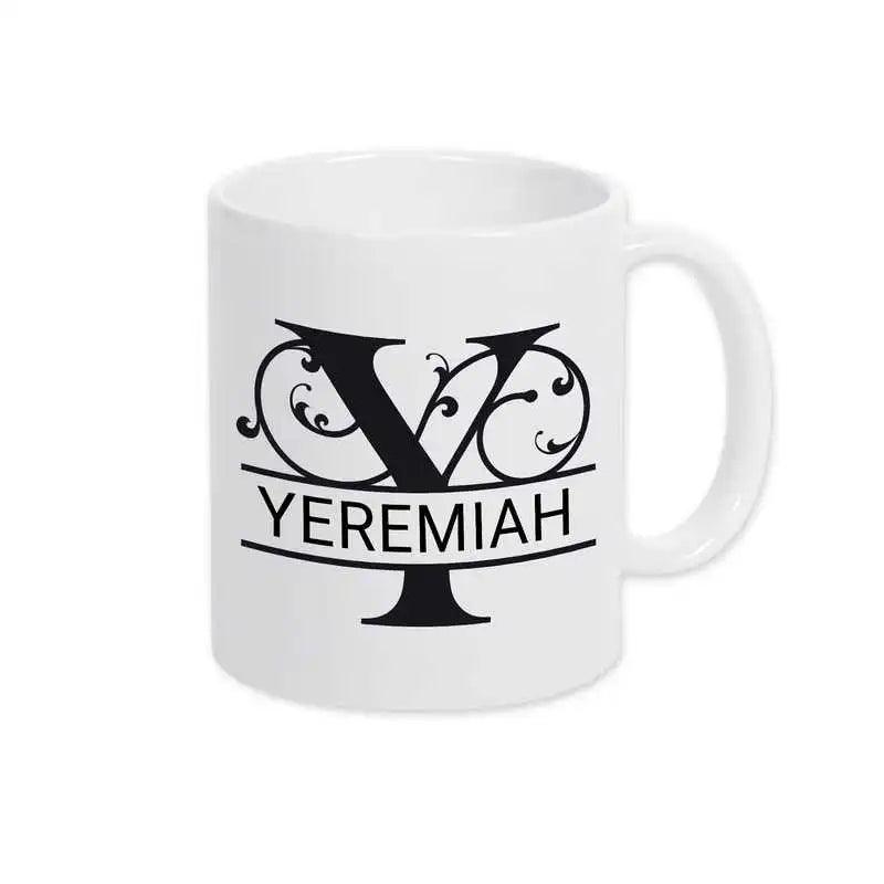Keramik Tasse mit Namen | Motiv 1 | Yeremiah - Druckerino