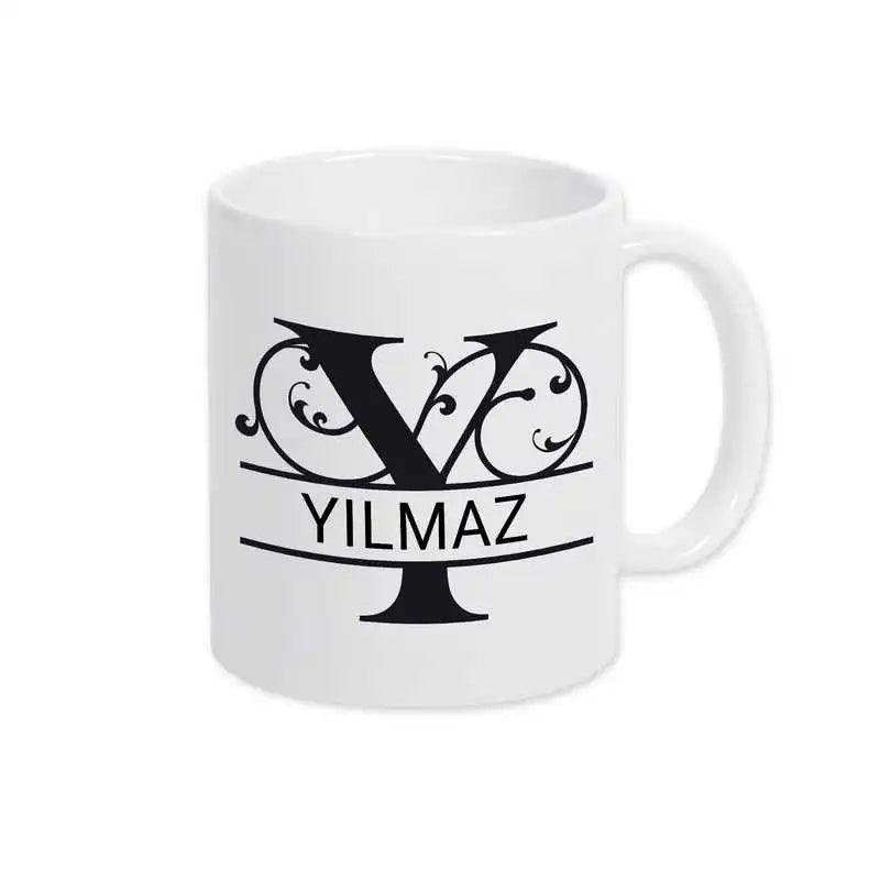 Keramik Tasse mit Namen | Motiv 1 | Yilmaz - Druckerino