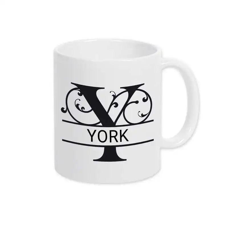 Keramik Tasse mit Namen | Motiv 1 | York - Druckerino